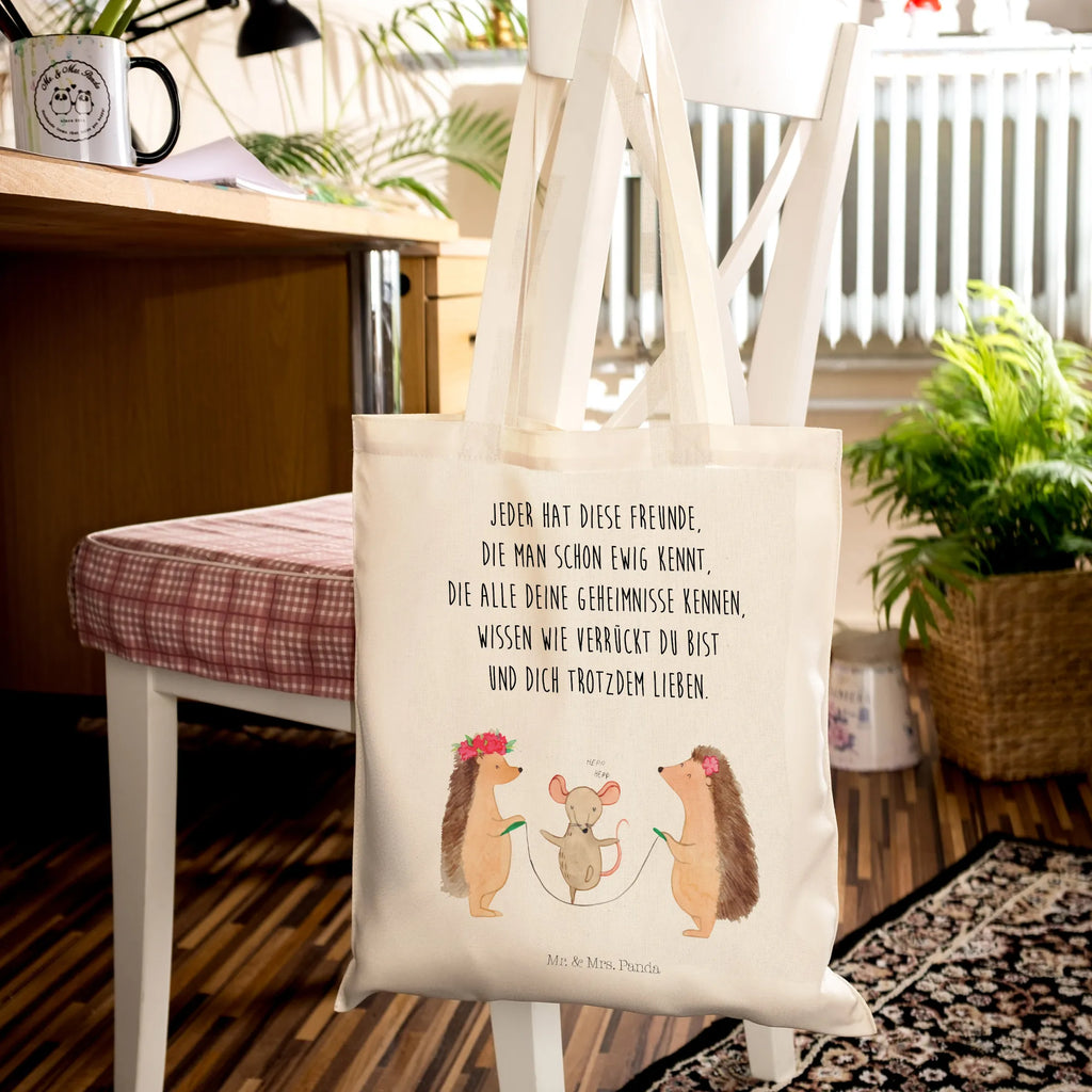 Tote bag Hedgehog skipping