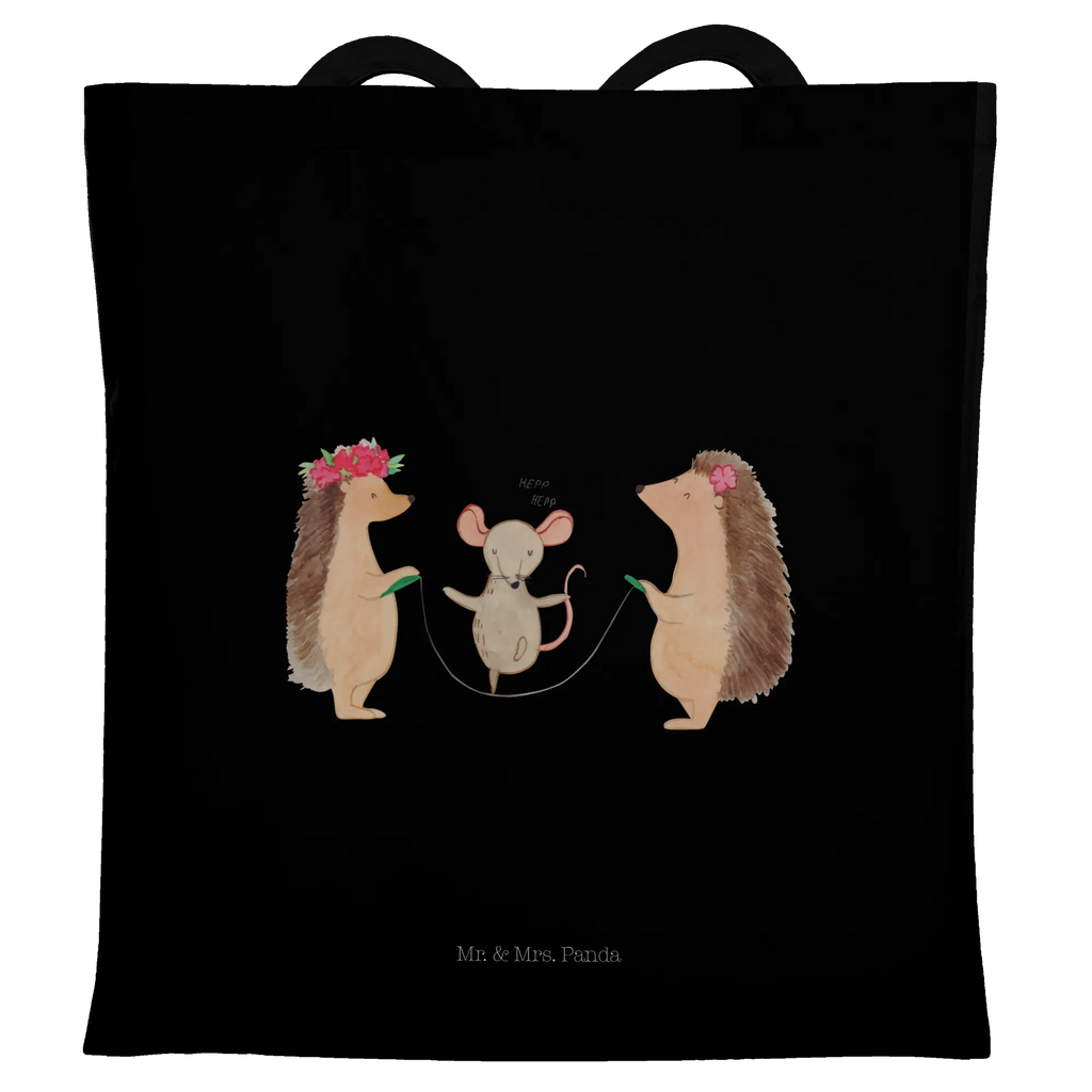 Tote bag Hedgehog skipping