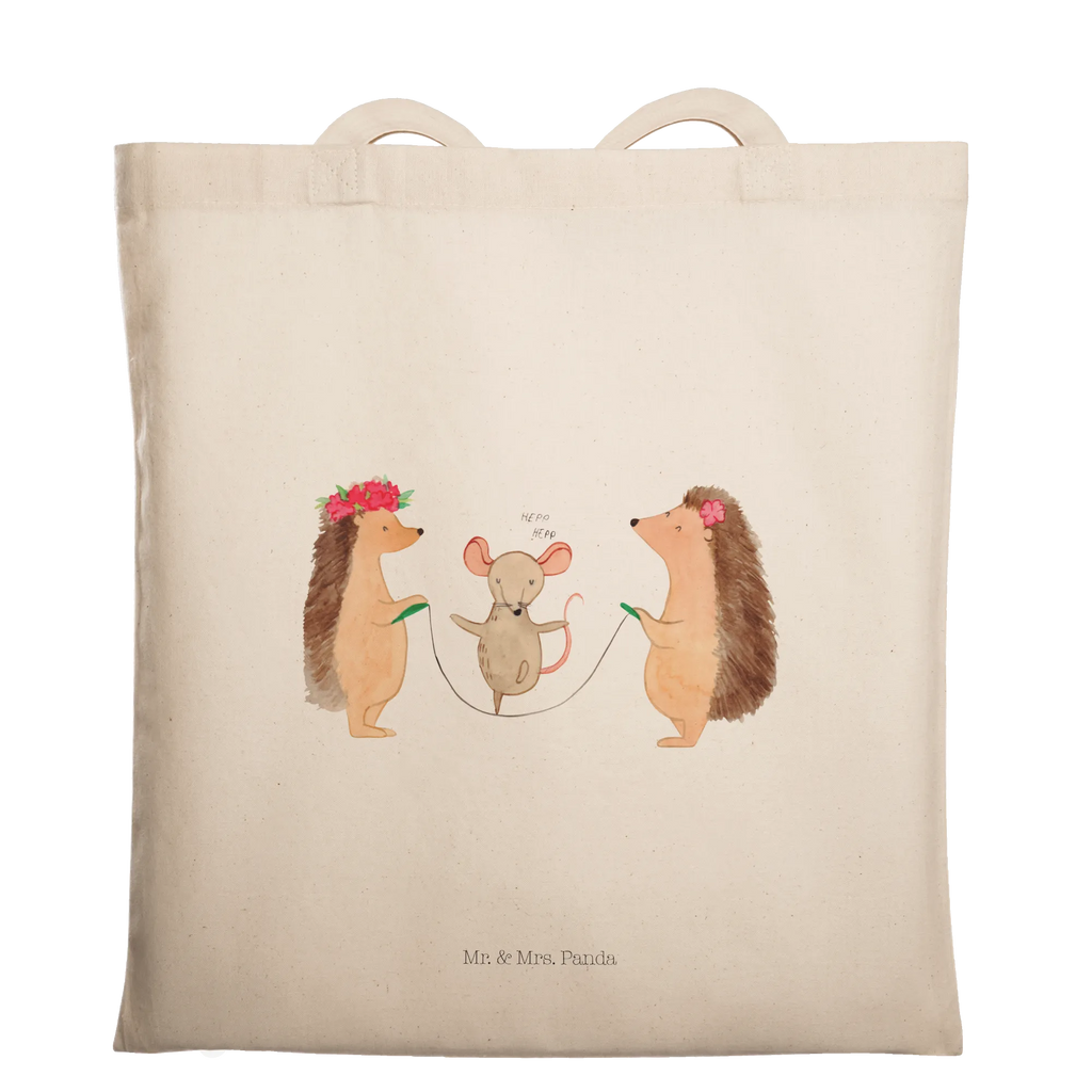 Tote bag Hedgehog skipping