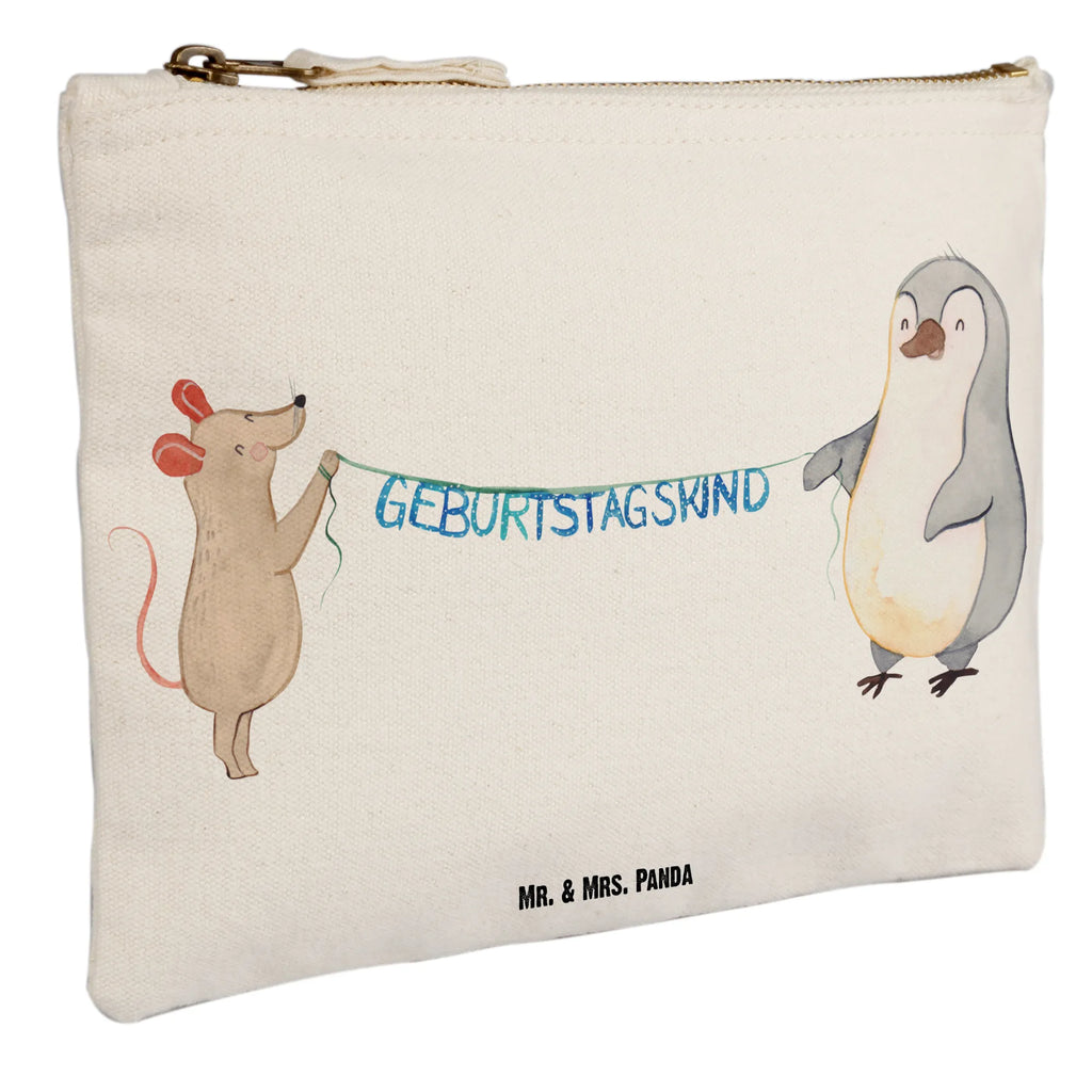 Make-up bag mouse penguin Birthday toiletry bag, Schlampermäppchen, Schminktasche, Kulturbeutel, aufbewahrungsbeutel, pencil case, Schminkbeutel, Waschbeutel, Stiftemäppchen, Mäppchen, Waschtasche, Federmappe, utensilientasche, beauty tasche, Kosmetikbeutel, Kulturtasche, kosmetiktäschchen, Schminktäschchen, Etui, beauty case, Kosmetiktasche, pinsel tasche, aufbewahrungstasche, Geburtstag, Geburtstagsgeschenk, Geschenk, Geburtstage, Maus, Happy Birthday, Geburtstagsfeier, Pinguin
