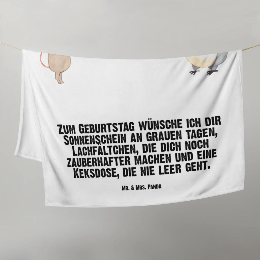 Kocyk dla niemowląt Mysz Pingwin urodziny Geschenk Geburt, Babydecke, Babygeschenk, Krabbeldecke, Babyecke Kuscheldecke, Geburtstag, Geburtstagsgeschenk, Geschenk, Happy Birthday, Maus, Pinguin, Geburtstage, Geburtstagsfeier