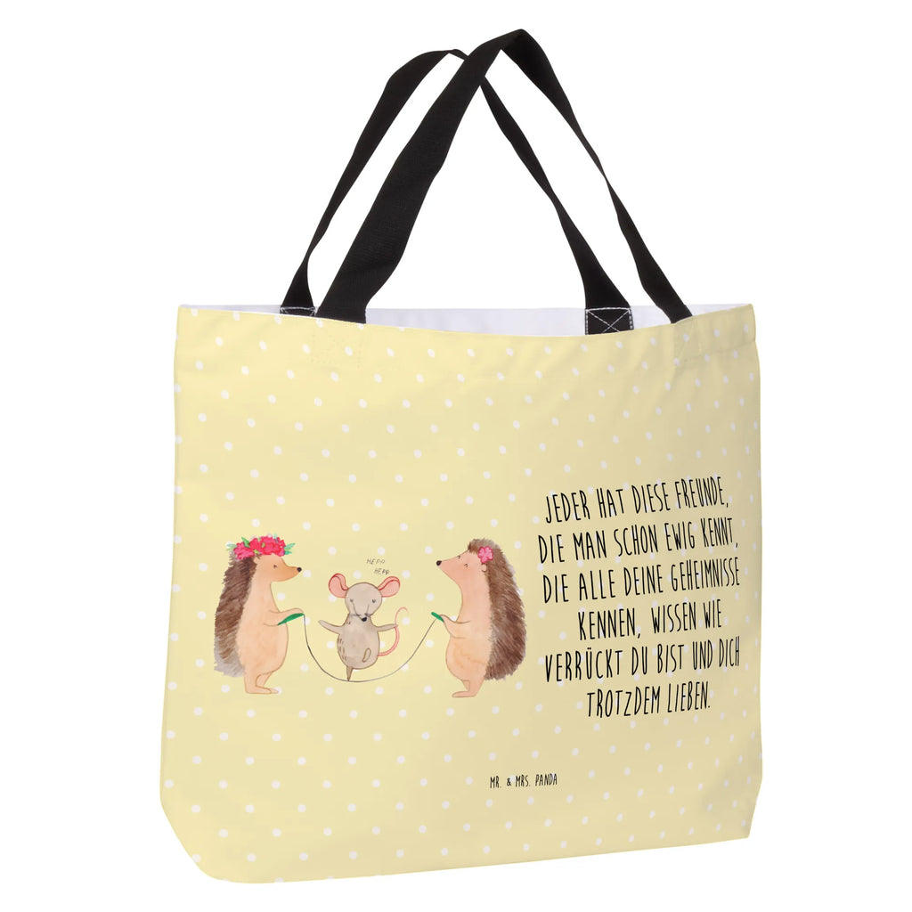 Shopper Hedgehog skipping Schultertasche, Stofftasche, Schultasche, Tüte, Einkaufsbeutel, Tragebeutel, Freizeittasche, Alltagstasche, Beutel, Ausflug, Strandtasche, XXL Tasche, Einkaufstasche, Shopper, XL, Schulbeutel, Gute Laune, Tiermotive, Tiere, Lustige Sprüche, Kindergarten, Maus, Kinder, Seilhüpfen, Seilspringen, Igel