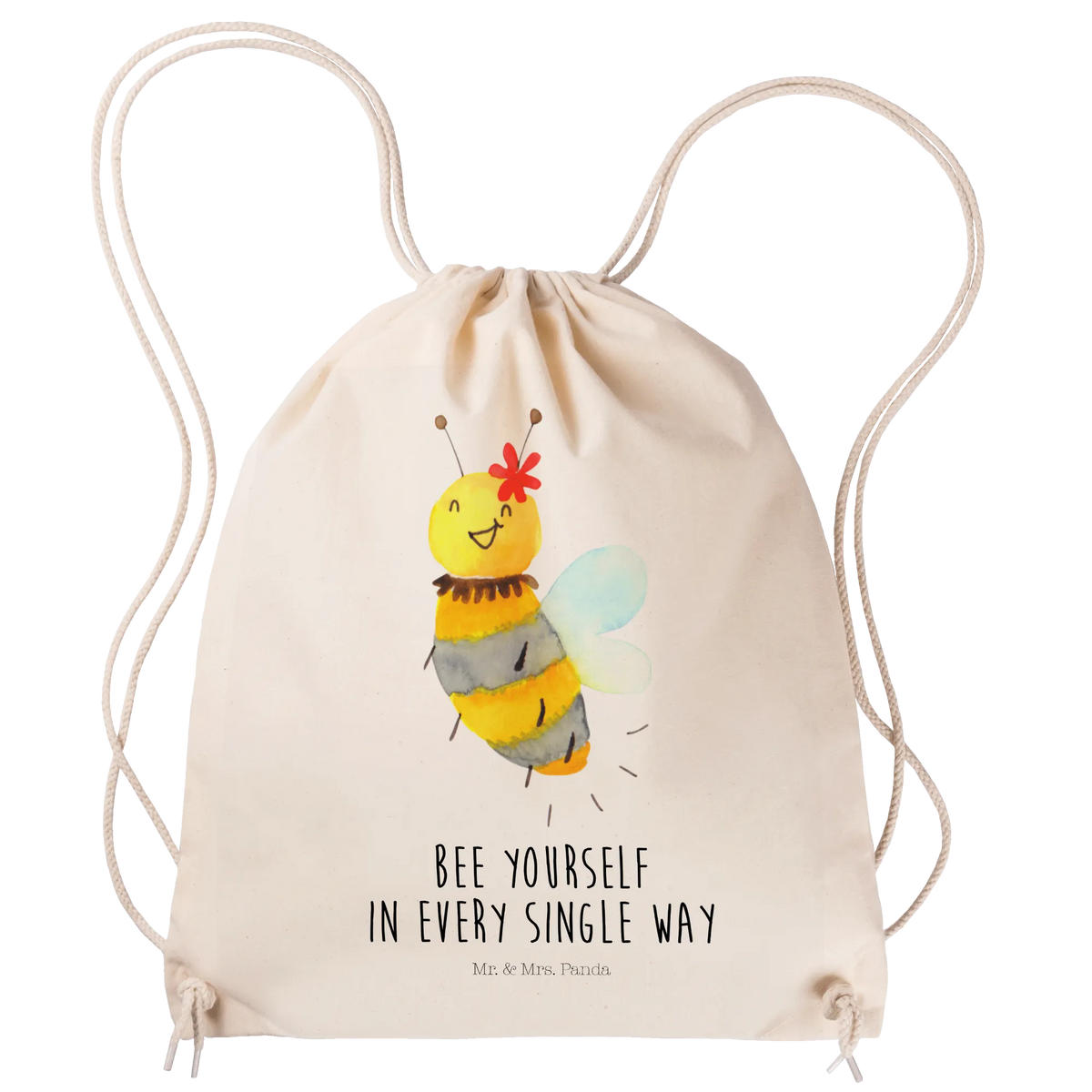 Drawstring bag bee flower gym bag, hipster, sports bag, bag, jute bag, carrier bag, Bee, wasp, bumblebee