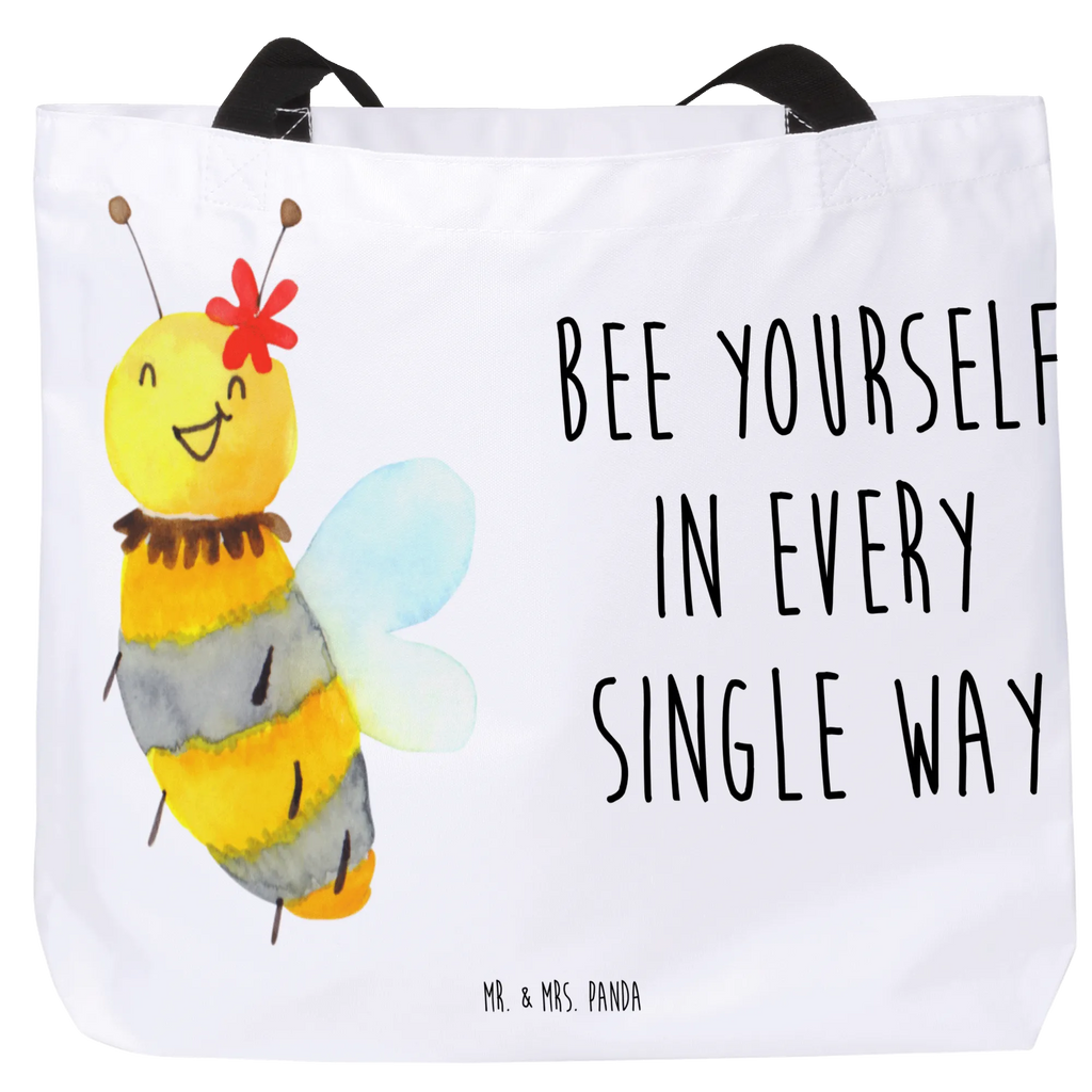 Shopper Biene Blume Alltagstasche, Tasche, Einkaufsbeutel, Shopper, Schultasche, Tragebeutel, Einkaufstasche, Schulbeutel, Beutel, Strandtasche, Freizeittasche, Biene, Wespe, Hummel
