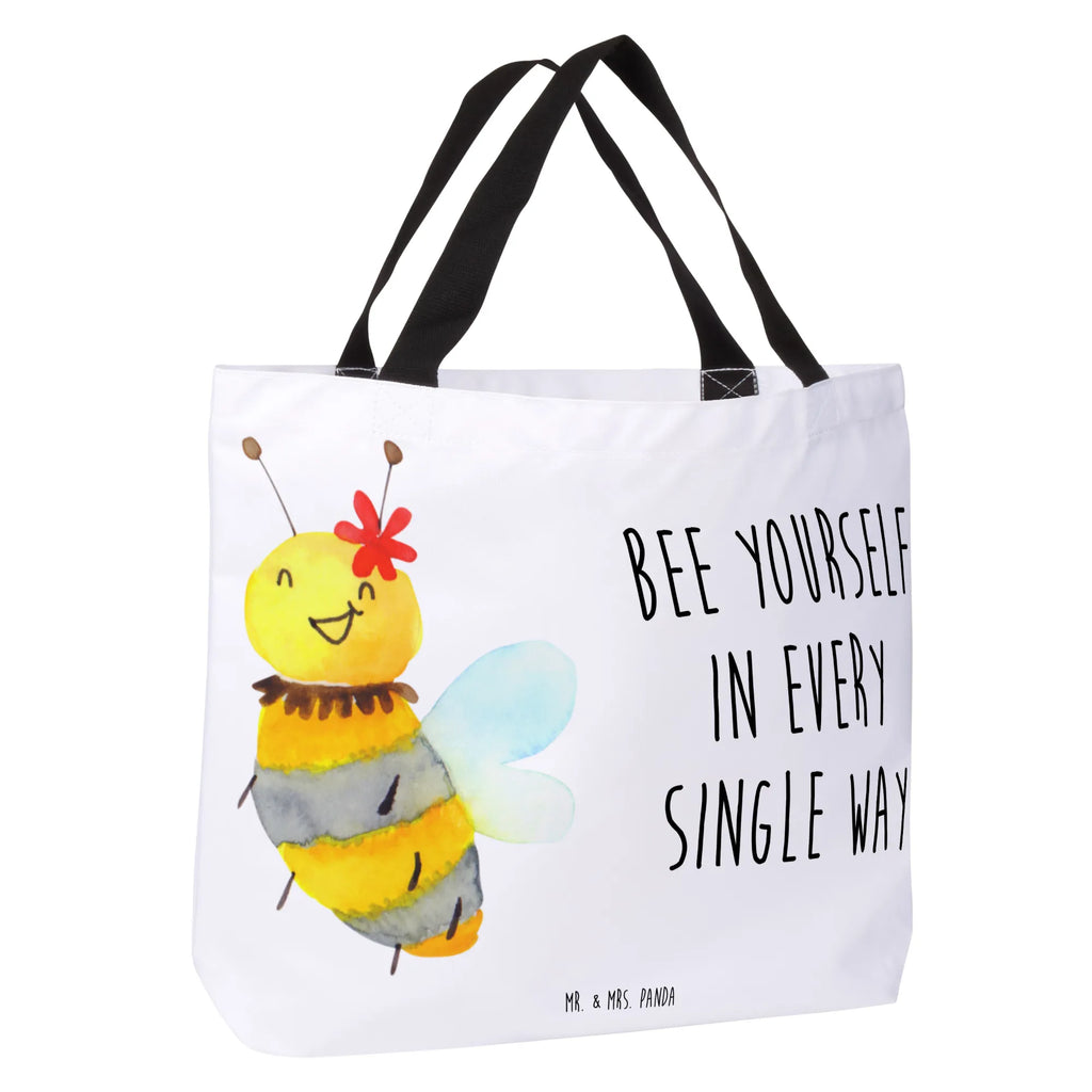Shopper Biene Blume Alltagstasche, Tasche, Einkaufsbeutel, Shopper, Schultasche, Tragebeutel, Einkaufstasche, Schulbeutel, Beutel, Strandtasche, Freizeittasche, Biene, Wespe, Hummel