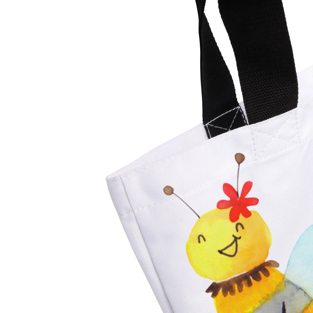 Shopper Biene Blume Alltagstasche, Tasche, Einkaufsbeutel, Shopper, Schultasche, Tragebeutel, Einkaufstasche, Schulbeutel, Beutel, Strandtasche, Freizeittasche, Biene, Wespe, Hummel
