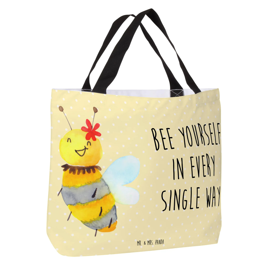 Shopper Biene Blume Alltagstasche, Tasche, Einkaufsbeutel, Shopper, Schultasche, Tragebeutel, Einkaufstasche, Schulbeutel, Beutel, Strandtasche, Freizeittasche, Biene, Wespe, Hummel