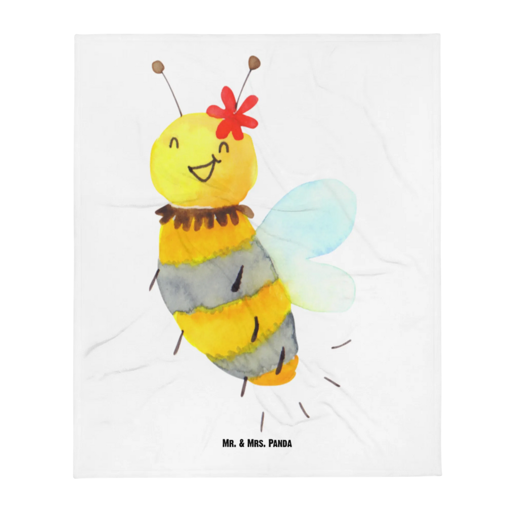 Babydecke Biene Blume Geschenk Geburt, Krabbeldecke, Babygeschenk, Babydecke, Babyecke Kuscheldecke, Biene, Wespe, Hummel