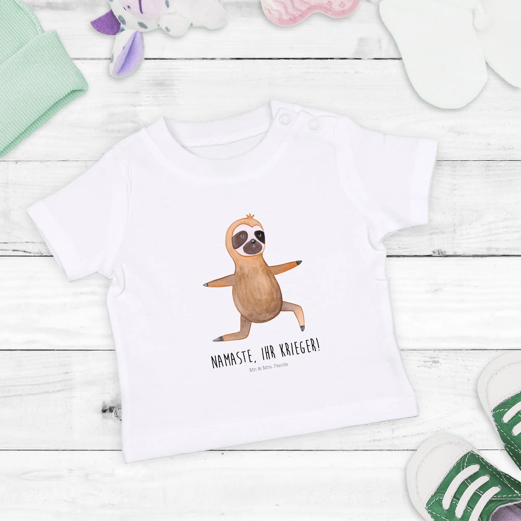 Organic Baby Shirt sloth yoga Sloth, sloth, trend animal, warrior, lazy, yoga exercises, yoga, favorite animal, namaste