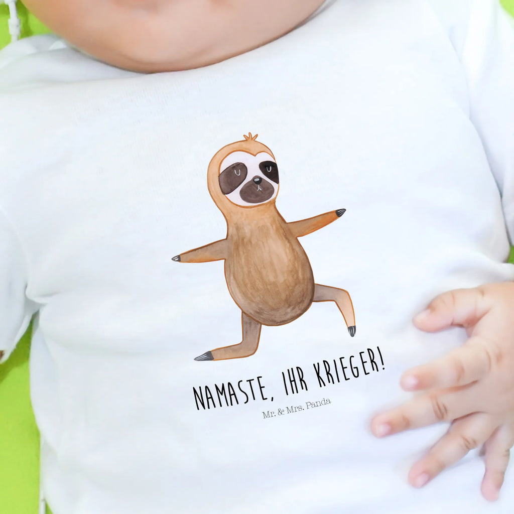 Organic Baby Shirt sloth yoga Sloth, sloth, trend animal, warrior, lazy, yoga exercises, yoga, favorite animal, namaste