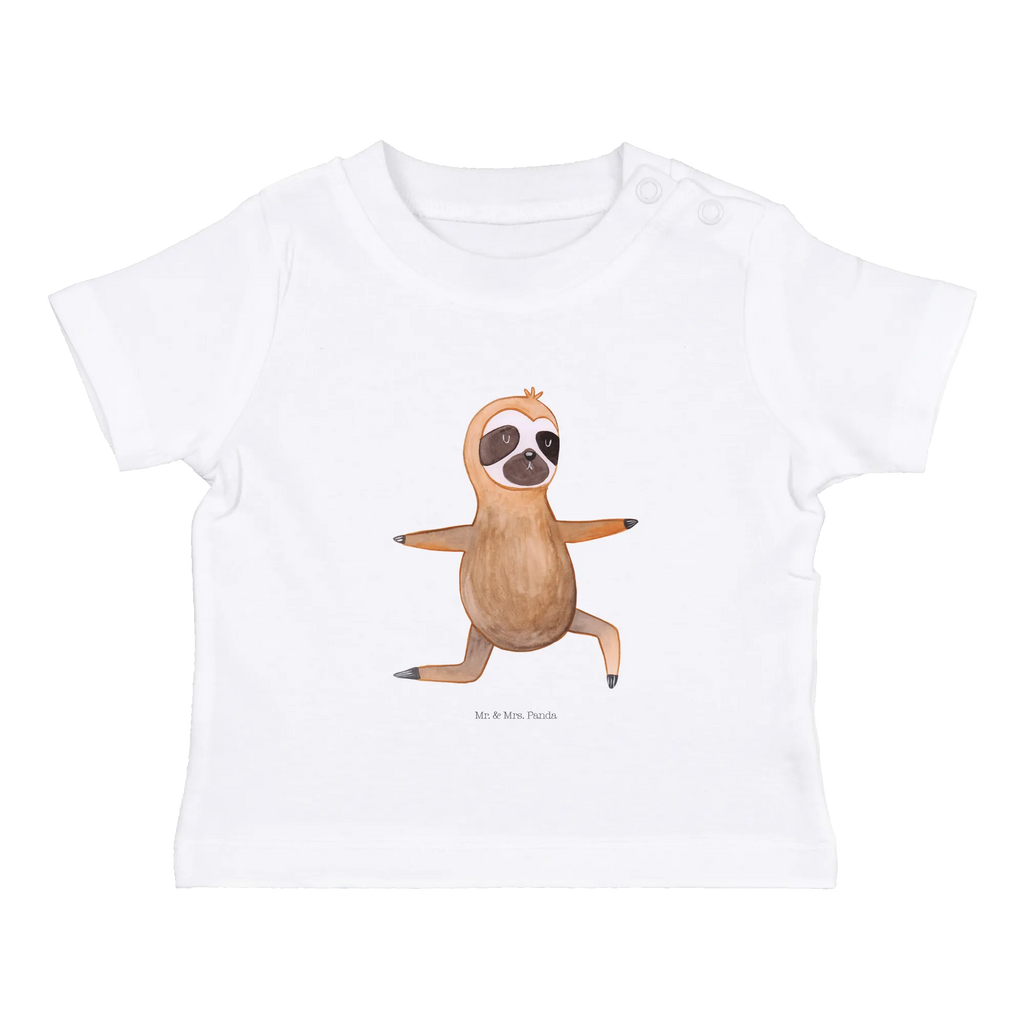 Organic Baby Shirt sloth yoga Sloth, sloth, trend animal, warrior, lazy, yoga exercises, yoga, favorite animal, namaste