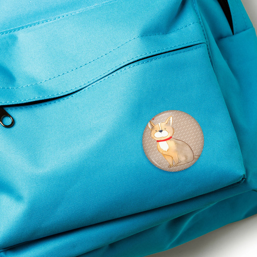 Button Dog Luck Button, 50mm Button, Lapel Pin, Pin, dog, mutt, hound, woof, dog mama, dog breed, love dogs, love for dogs, dog decorative items, bag with dog print, funny gifts for dog owners, what do you give a dog lover, Christmas gifts for dogs, gifts for dogs, dog sayings, love, slogan, Corgie, dog love, dog owner, dog mom