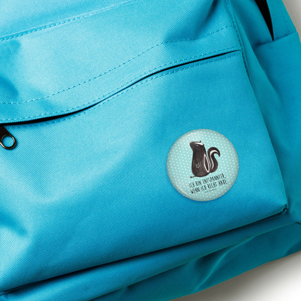 Button skunk Sit Pin, 50mm Button, Button, Lapel Pin, Skunk, office, predator, know-it-all, law, skunk, stinky, slogan, wild animal, stinker