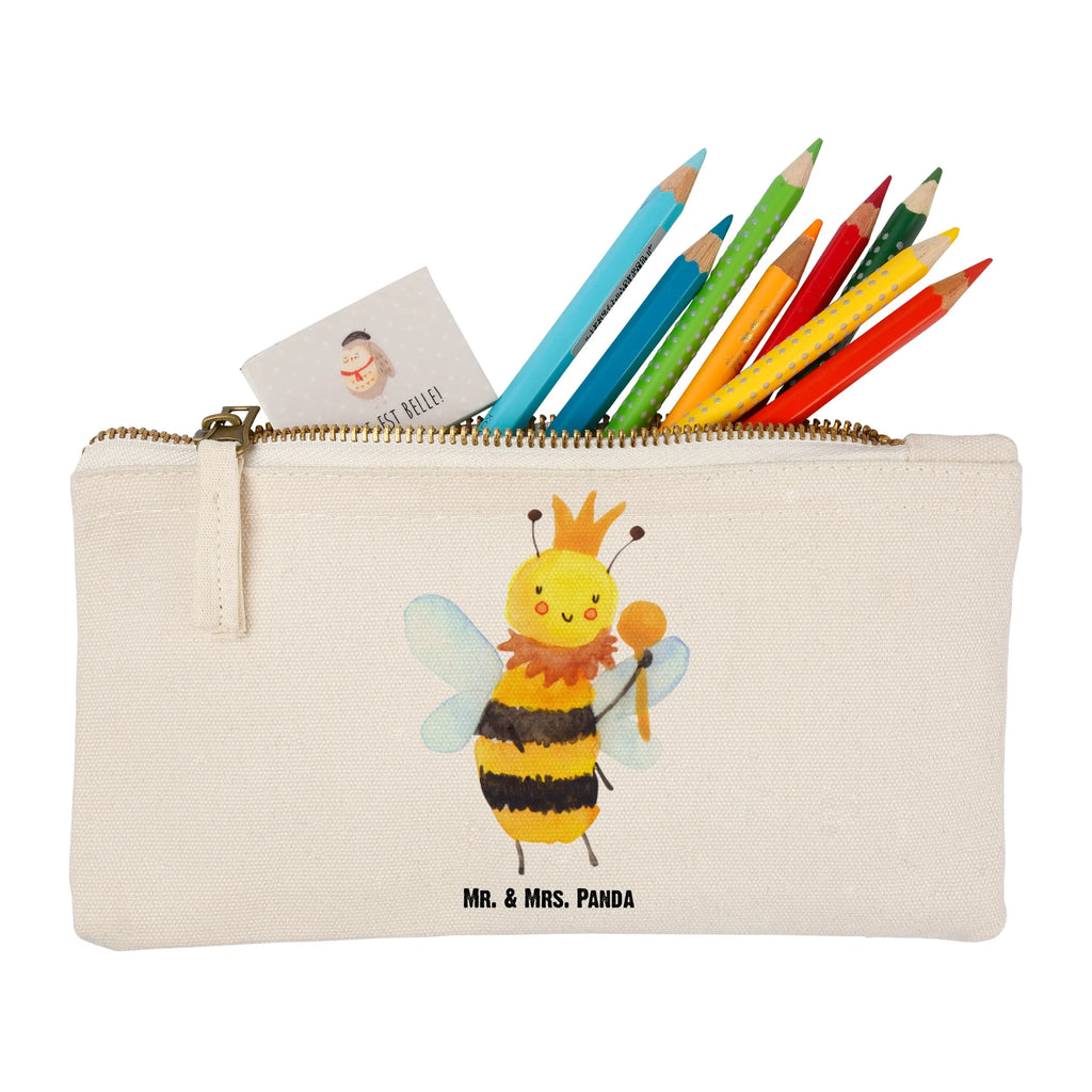 Make-up bag bee king Federmappe, Waschtasche, Etui, Kulturbeutel, aufbewahrungsbeutel, aufbewahrungstasche, pencil case, Schminkbeutel, Stiftemäppchen, Kosmetikbeutel, kosmetiktäschchen, Schlampermäppchen, pinsel tasche, Kulturtasche, toiletry bag, beauty case, Schminktäschchen, Waschbeutel, utensilientasche, Kosmetiktasche, beauty tasche, Schminktasche, Mäppchen, Biene, Hummel, Wespe