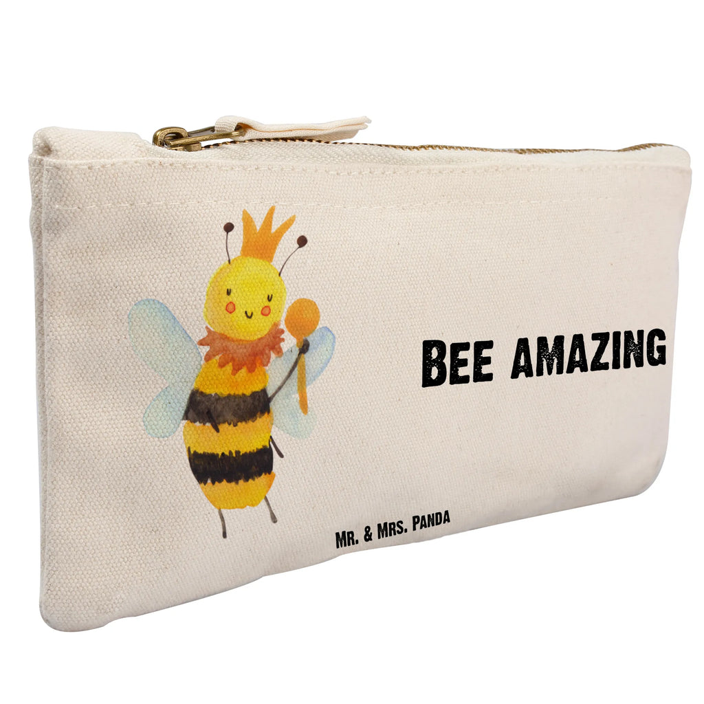 Make-up bag bee king Federmappe, Waschtasche, Etui, Kulturbeutel, aufbewahrungsbeutel, aufbewahrungstasche, pencil case, Schminkbeutel, Stiftemäppchen, Kosmetikbeutel, kosmetiktäschchen, Schlampermäppchen, pinsel tasche, Kulturtasche, toiletry bag, beauty case, Schminktäschchen, Waschbeutel, utensilientasche, Kosmetiktasche, beauty tasche, Schminktasche, Mäppchen, Biene, Hummel, Wespe