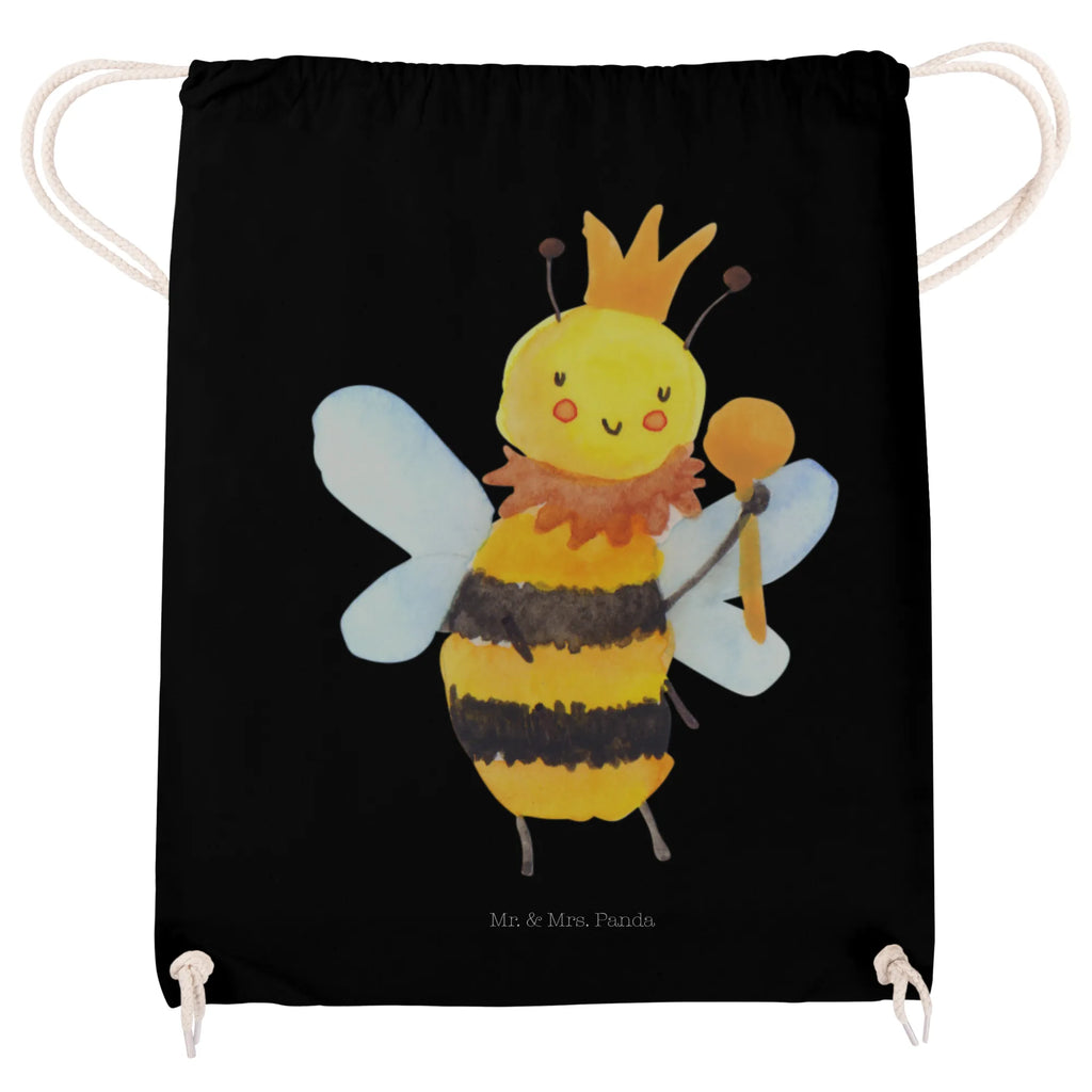 Drawstring bag bee king jute bag, bag, carrier bag, sports bag, gym bag, hipster, Bee, wasp, bumblebee
