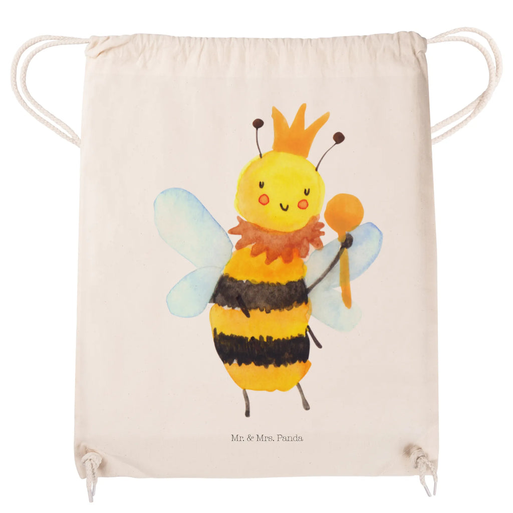 Drawstring bag bee king jute bag, bag, carrier bag, sports bag, gym bag, hipster, Bee, wasp, bumblebee