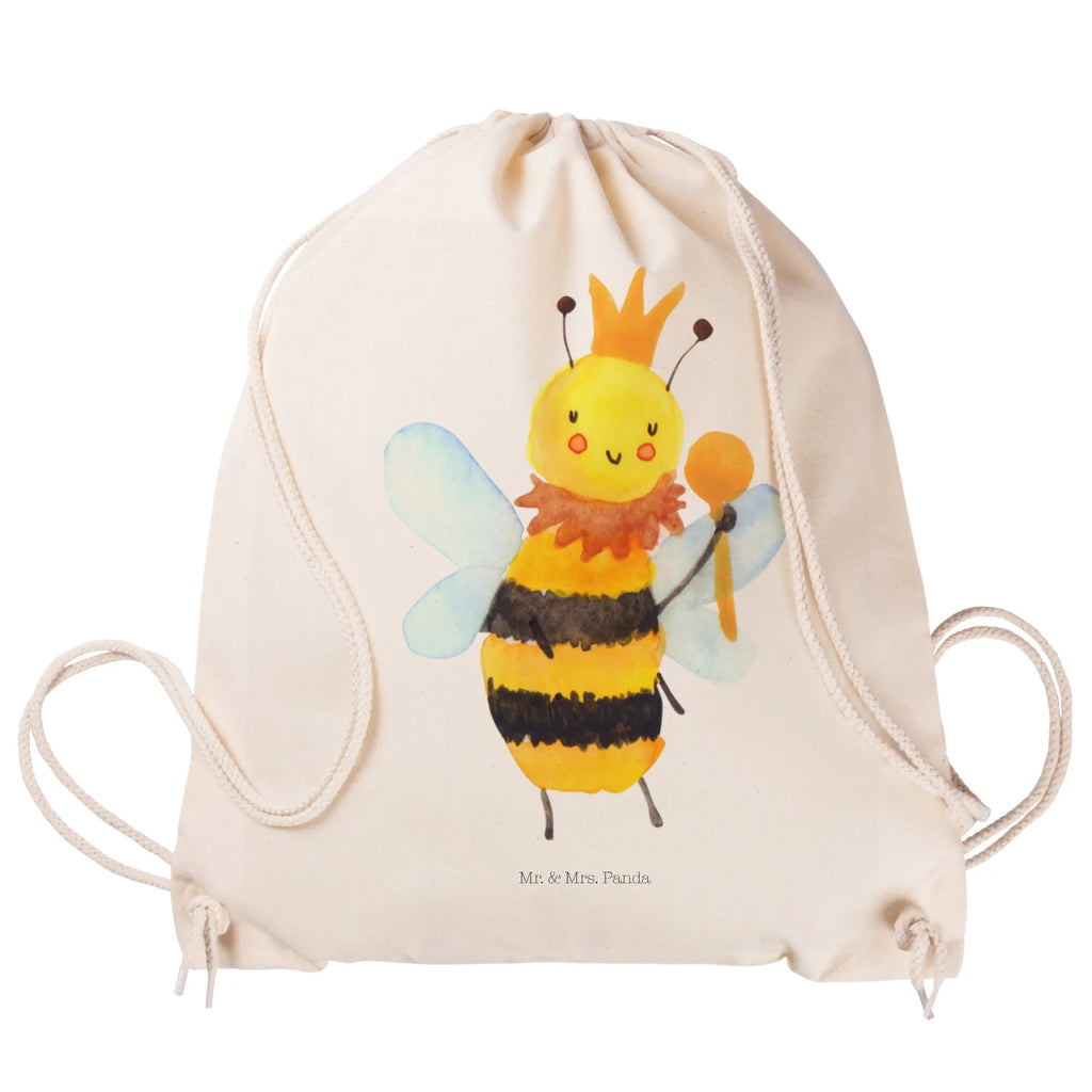 Drawstring bag bee king jute bag, bag, carrier bag, sports bag, gym bag, hipster, Bee, wasp, bumblebee