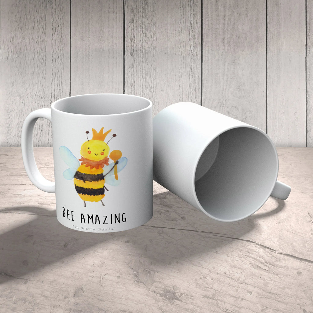 Kubek pszczoła król Keramiktasse, Teetasse, Kaffeetasse, Tasse mit Motiven, Geschenktasse, Bürotasse, Porzellantasse, Tasse, Tasse mit Zitaten, Biene, Wespe, Hummel