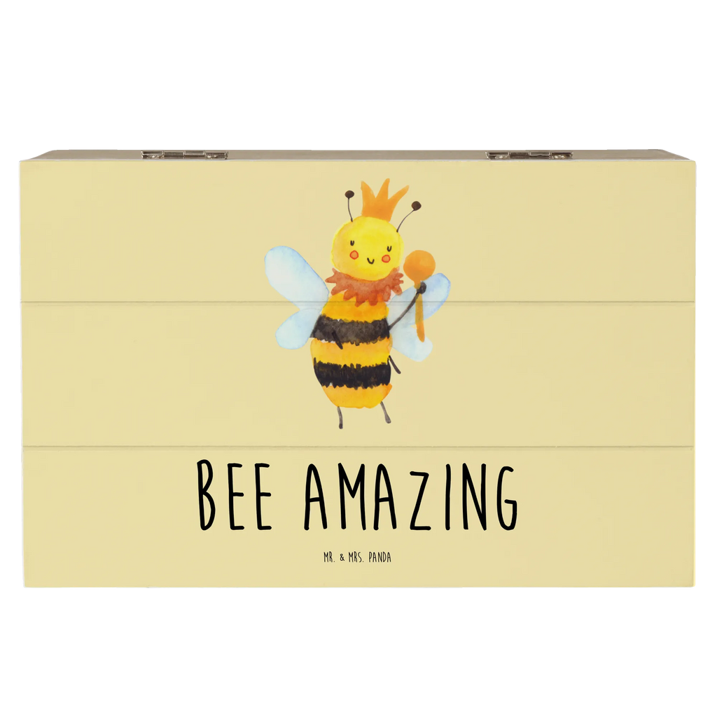 Holzkiste Biene König Erinnerungsbox, Geschenkdose, Aufbewahrungsbox, XXL, Dekokiste, Geschenkbox, Truhe, Schatulle, Holzkiste, Kiste, Erinnerungskiste, Schatzkiste, Biene, Wespe, Hummel