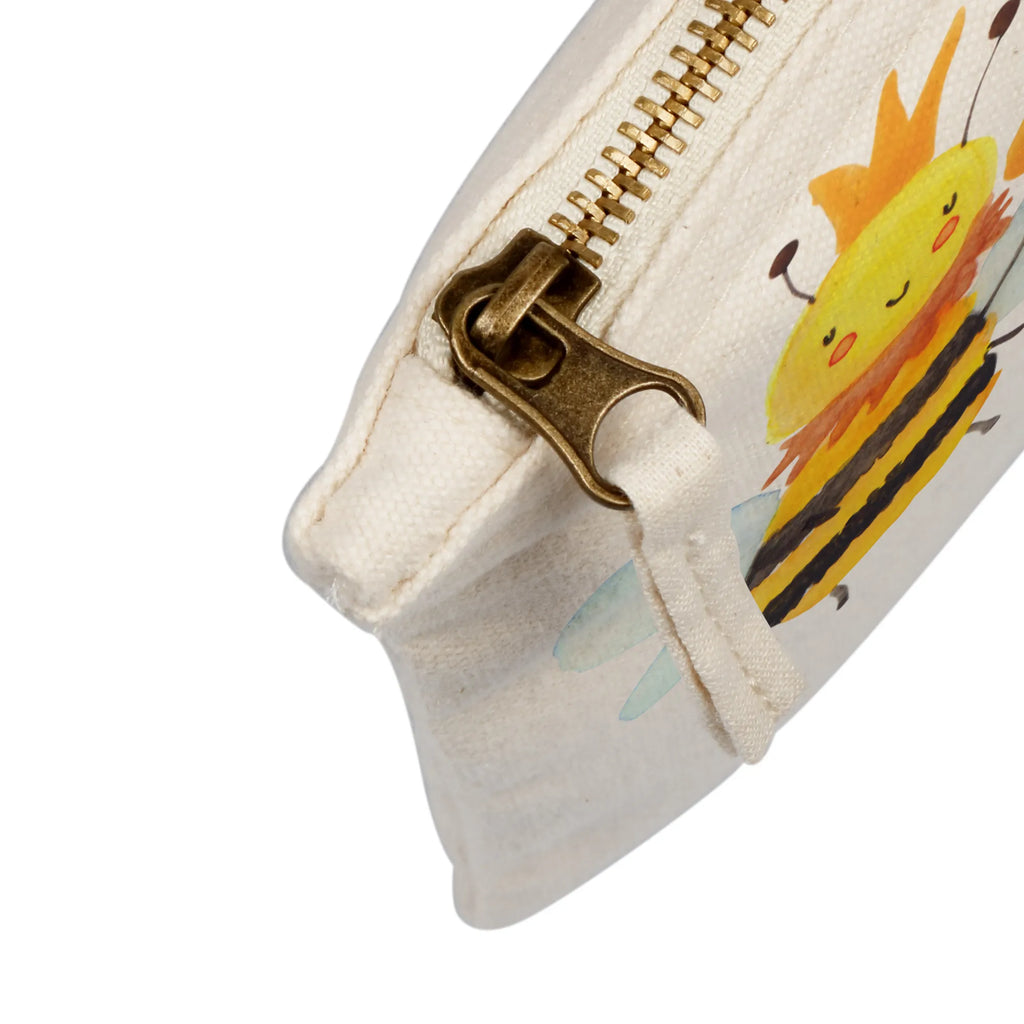 Make-up bag bee king Federmappe, Waschtasche, Etui, Kulturbeutel, aufbewahrungsbeutel, aufbewahrungstasche, pencil case, Schminkbeutel, Stiftemäppchen, Kosmetikbeutel, kosmetiktäschchen, Schlampermäppchen, pinsel tasche, Kulturtasche, toiletry bag, beauty case, Schminktäschchen, Waschbeutel, utensilientasche, Kosmetiktasche, beauty tasche, Schminktasche, Mäppchen, Biene, Hummel, Wespe