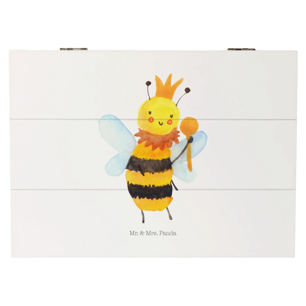 Holzkiste Biene König Erinnerungsbox, Geschenkdose, Aufbewahrungsbox, XXL, Dekokiste, Geschenkbox, Truhe, Schatulle, Holzkiste, Kiste, Erinnerungskiste, Schatzkiste, Biene, Wespe, Hummel