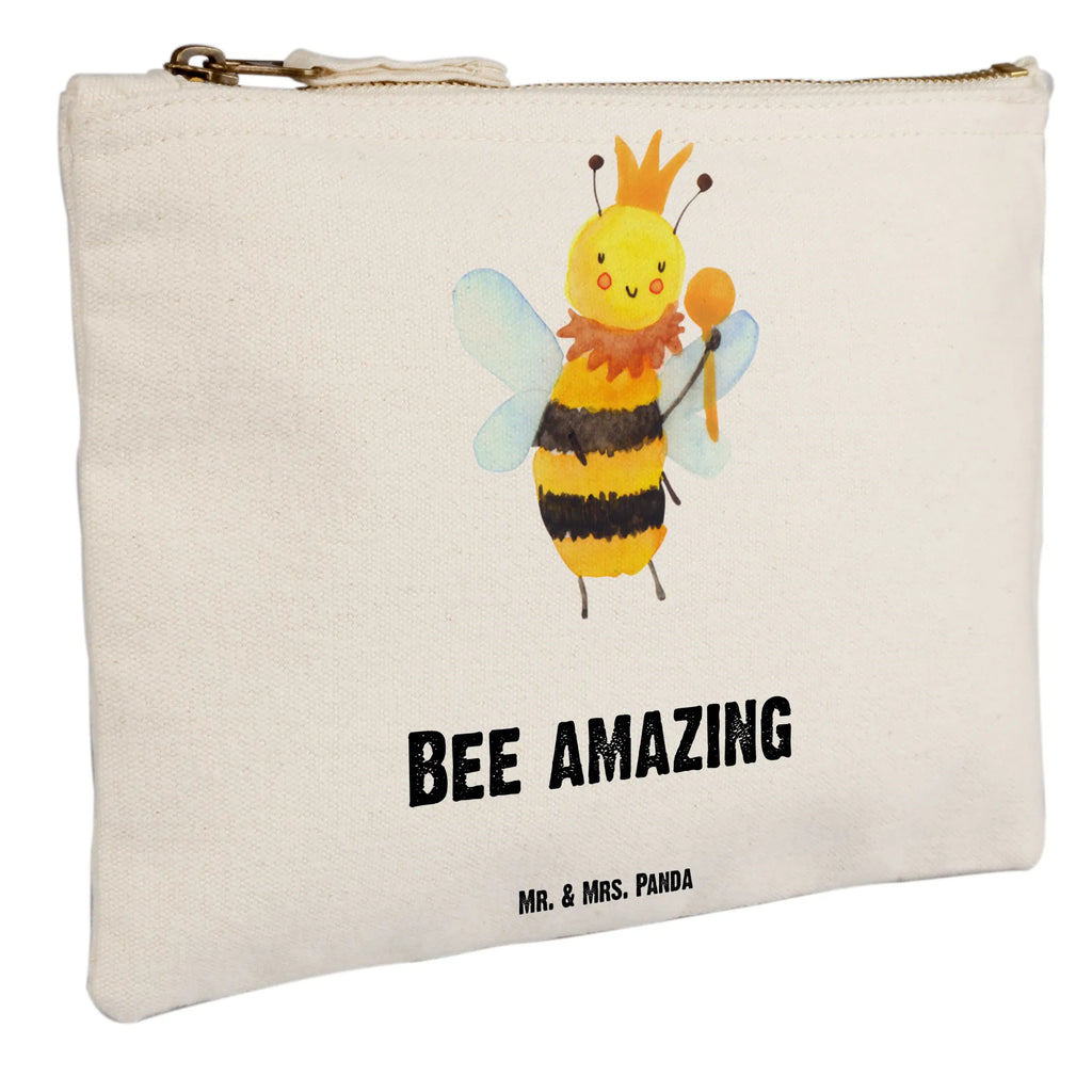 Make-up bag bee king Federmappe, Waschtasche, Etui, Kulturbeutel, aufbewahrungsbeutel, aufbewahrungstasche, pencil case, Schminkbeutel, Stiftemäppchen, Kosmetikbeutel, kosmetiktäschchen, Schlampermäppchen, pinsel tasche, Kulturtasche, toiletry bag, beauty case, Schminktäschchen, Waschbeutel, utensilientasche, Kosmetiktasche, beauty tasche, Schminktasche, Mäppchen, Biene, Hummel, Wespe