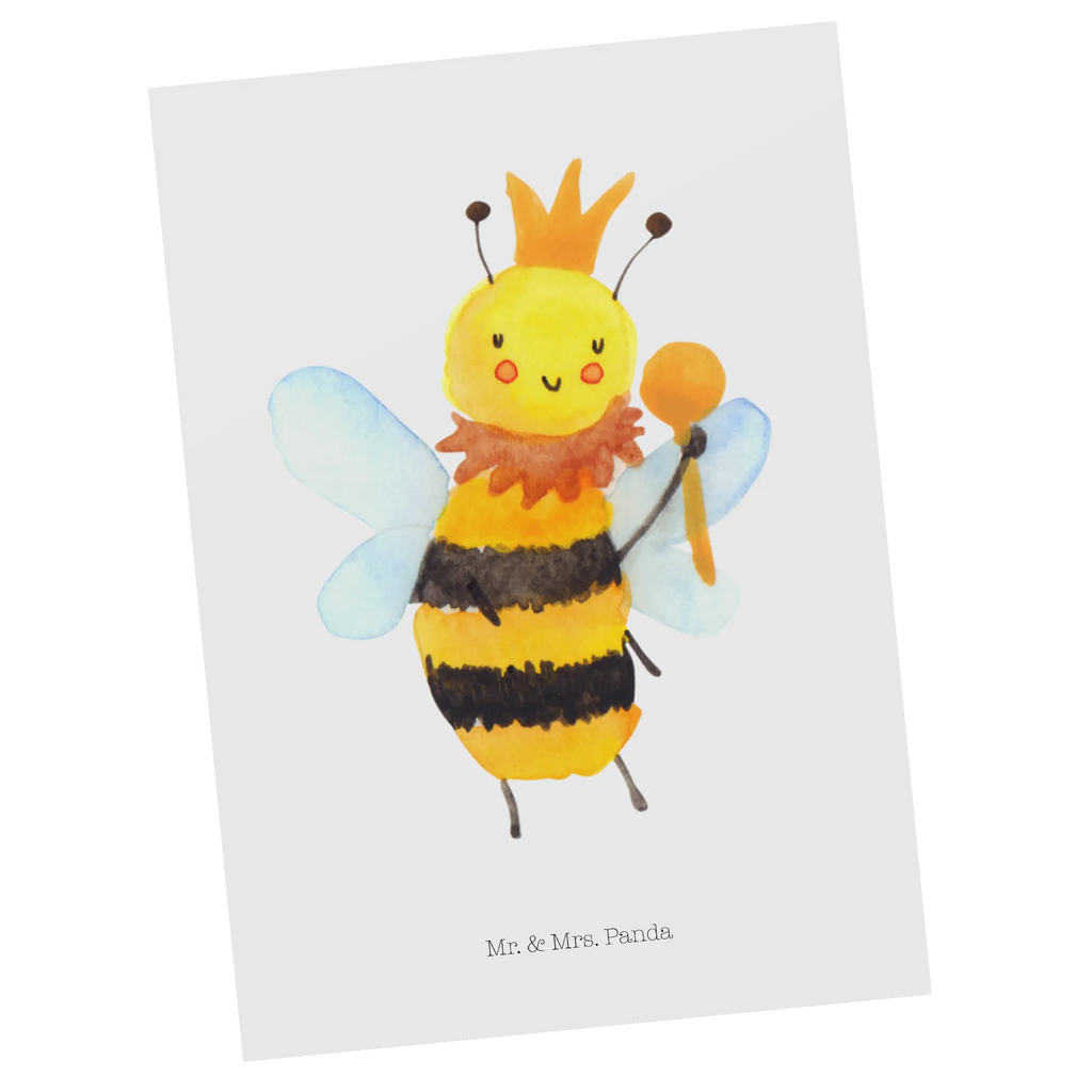 Postkarte Biene König spruchkarte, Designkarte, Ansichtskarten, Motivkarte, Fotokarte, einzelkarte, Grußkarte, Ansichtskarte, Kunstkarten, kunstkarte, Postkarte, Postkarten, bildkarte, Wespe, Biene, Hummel