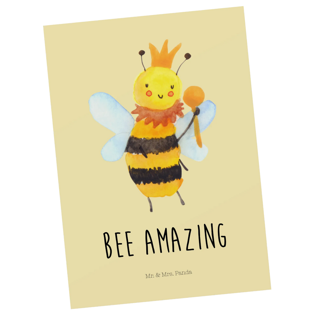 Postkarte Biene König spruchkarte, Designkarte, Ansichtskarten, Motivkarte, Fotokarte, einzelkarte, Grußkarte, Ansichtskarte, Kunstkarten, kunstkarte, Postkarte, Postkarten, bildkarte, Wespe, Biene, Hummel