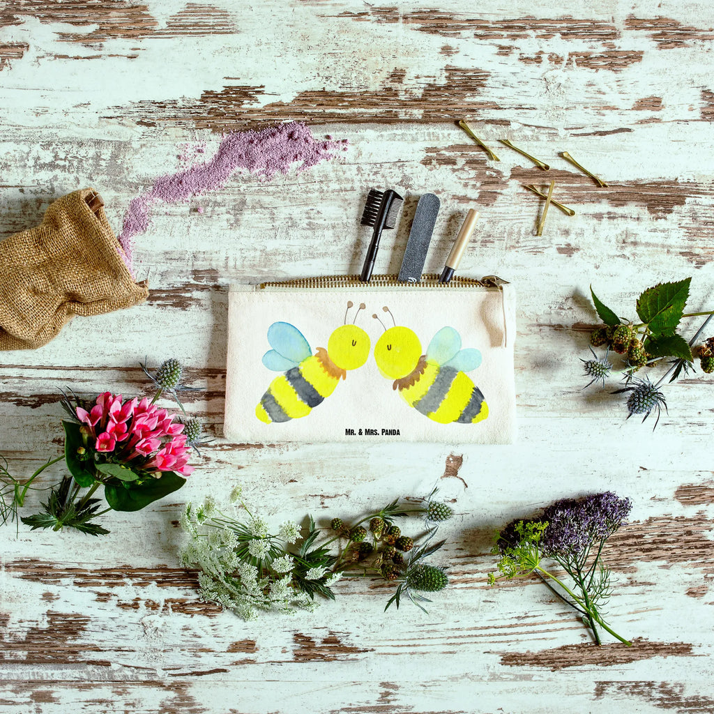 Schminktasche Biene Liebe toiletry bag, Stiftemäppchen, pinsel tasche, beauty tasche, Kulturtasche, Schminktäschchen, kosmetiktäschchen, Waschbeutel, Schminktasche, beauty case, Kosmetikbeutel, pencil case, Mäppchen, Kosmetiktasche, aufbewahrungsbeutel, Etui, Schlampermäppchen, Federmappe, Kulturbeutel, utensilientasche, Waschtasche, Schminkbeutel, aufbewahrungstasche, Biene, Hummel, Wespe
