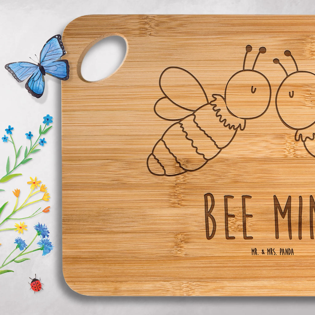 Bamboo chopping board bee Love Schneidebrett, Hackbrett, Küchenbrett, Frühstücksbrett, Brett, Servierbrett, Holzbrett, Holzbrettchen, Biene, Wespe, Hummel