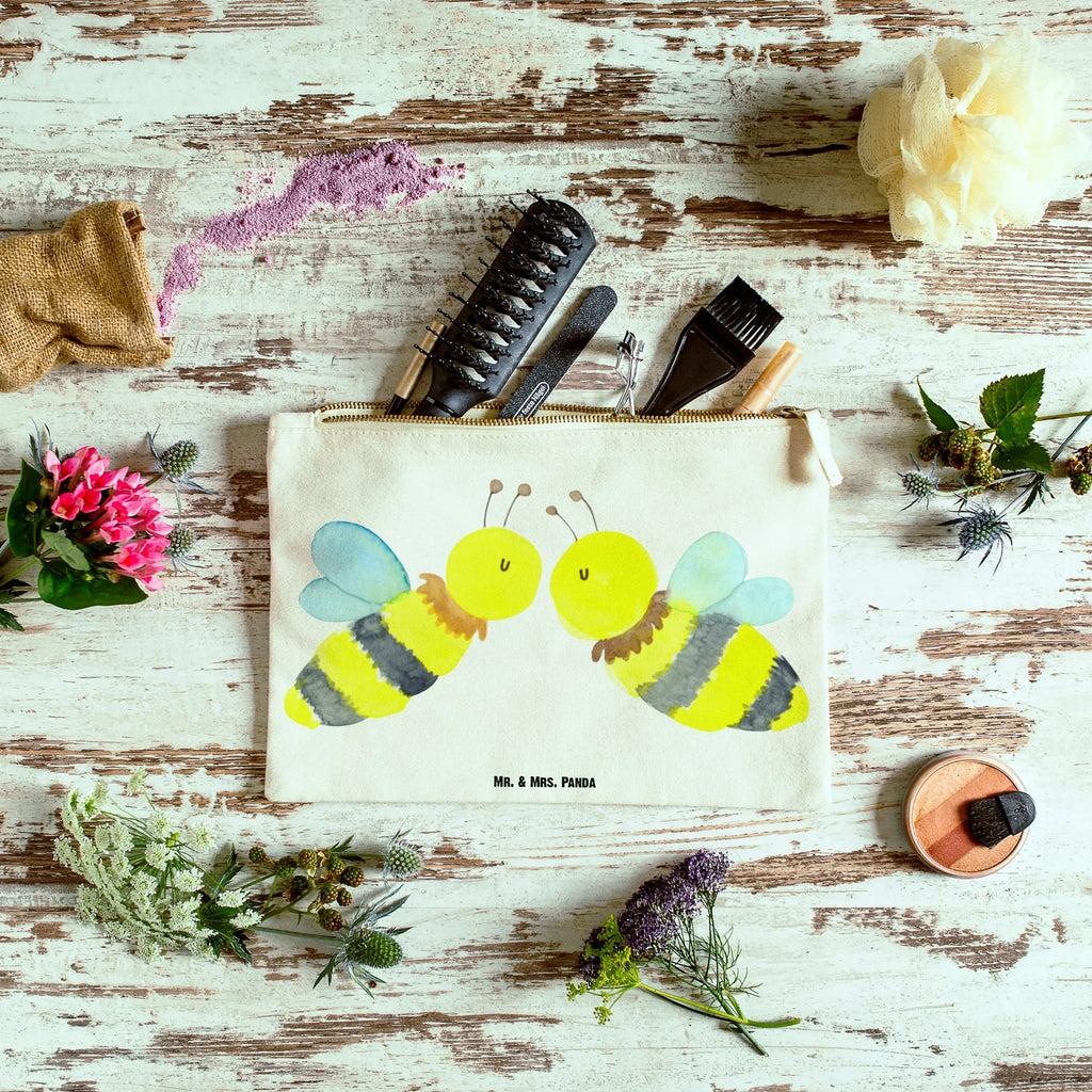 Schminktasche Biene Liebe toiletry bag, Stiftemäppchen, pinsel tasche, beauty tasche, Kulturtasche, Schminktäschchen, kosmetiktäschchen, Waschbeutel, Schminktasche, beauty case, Kosmetikbeutel, pencil case, Mäppchen, Kosmetiktasche, aufbewahrungsbeutel, Etui, Schlampermäppchen, Federmappe, Kulturbeutel, utensilientasche, Waschtasche, Schminkbeutel, aufbewahrungstasche, Biene, Hummel, Wespe