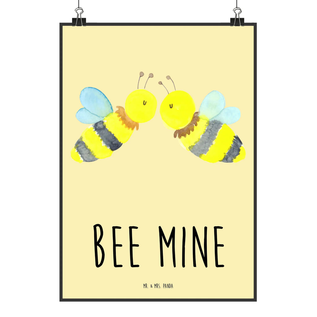 Poster Biene Liebe Bild für Wand, Plakat, Wanddekoration, Bild, Wandschmuck, Wandposter, Wanddeko Bild, drucke, grafikposter, Deko Bild, kunstposter, wandkunst, kunstdruck poster, wanddruck, Wandbild, Posterdruck, kunst für die wand, Poster, Kunstdruck, Mr. & Mrs. Panda Poster, wanddeko, Designposter, Hummel, Wespe, Biene