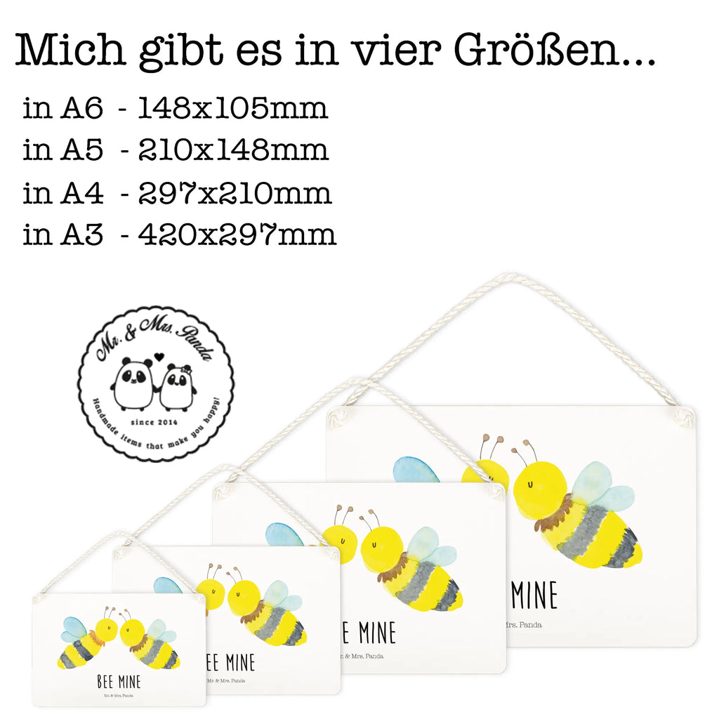 Decorative sign bee Love Bee, wasp, bumblebee