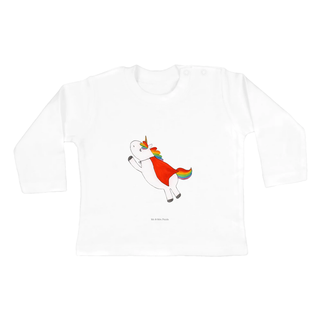 Baby Longsleeve Einhorn Super Bio, Jungen, Langarm, Kleidung, Mädchen, Baby, Einhorn, Einhörner, Einhorn Deko, Unicorn, Held, Girl, Traummann, Geschenk, Freundin, Superheld