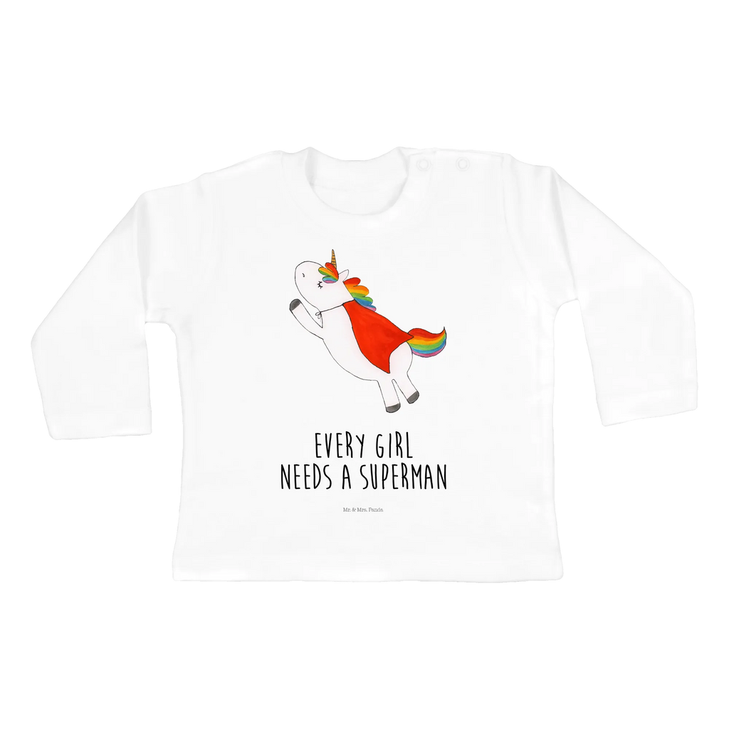 Baby Longsleeve Einhorn Super Bio, Jungen, Langarm, Kleidung, Mädchen, Baby, Einhorn, Einhörner, Einhorn Deko, Unicorn, Held, Girl, Traummann, Geschenk, Freundin, Superheld