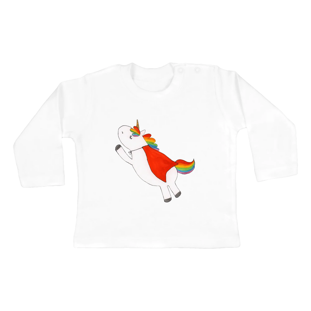 Baby Longsleeve Einhorn Super Bio, Jungen, Langarm, Kleidung, Mädchen, Baby, Einhorn, Einhörner, Einhorn Deko, Unicorn, Held, Girl, Traummann, Geschenk, Freundin, Superheld