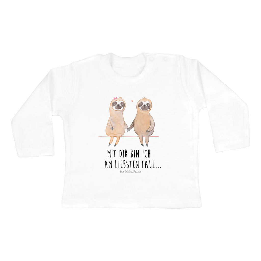 Baby long-sleeve sloth pair Bio, Kleidung, Langarm, Baby Shower, Faultier Geschenk, Faultier Deko, Faultier, Gemeinsam, faul, Verliebt, Lieblingstier, Faultierpärchen, Liebe, Verlobt, Faultierliebe, Langsamkeit, Pärchen, Beziehung, Faultiere, Liebespaar, Relaxen