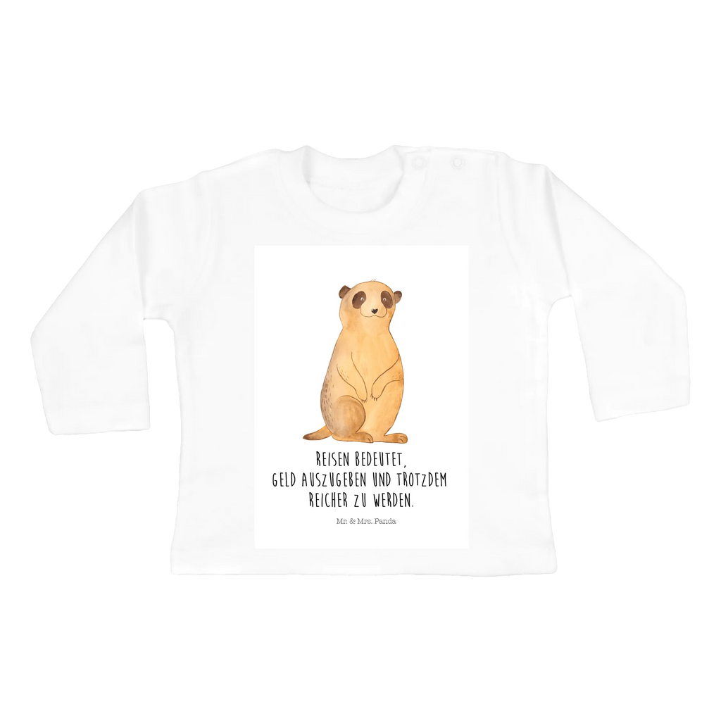Baby long-sleeve Meerkat Kleidung, Jungen, Baby, Langarm, Bio, Mädchen, Afrika, Wildtiere, Traveling, Reisen, Weltreise, Spruch, Roadtrip, Afrikareise, Erdmännchen