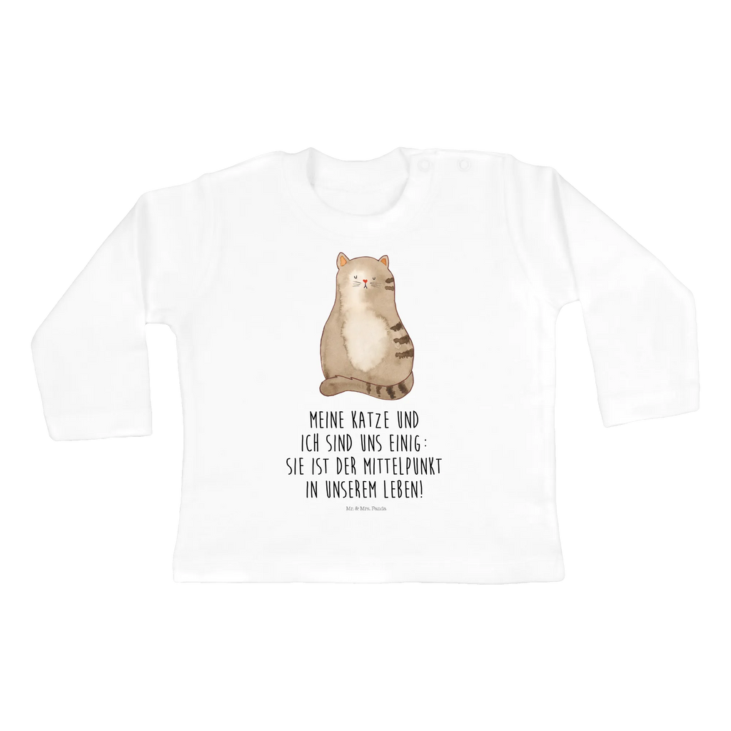 Baby Longsleeve Katze sitzend Langarm, Bio, Kleidung, Baby Shower, Katzenmotiv, Katzenaccessoires, Katzenliebhaber, Katzensouvenirs, Katzenliebhaberprodukte, Katzenmotive, Katzenfreund, Katzendeko, Katzenartikel, Katzenprodukte, Katze, Katzenfan, Katzen, Mittelpunkt, Lebensinhalt, Liebe, Katzenliebe, Katzenbesitzerin, Katzenhalter, Kater, Cats, Mietze, Haustier, Familie, Cat