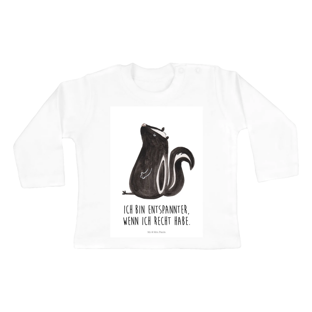 Longsleeve dla niemowląt 12-18 miesięcy skunks siedzenie Langarm, Kleidung, Bio, Baby Shower, Skunk, Stinktier, Recht, Wildtier, Büro, Stinker, Stinki, Spruch, Raubtier, Besserwisser