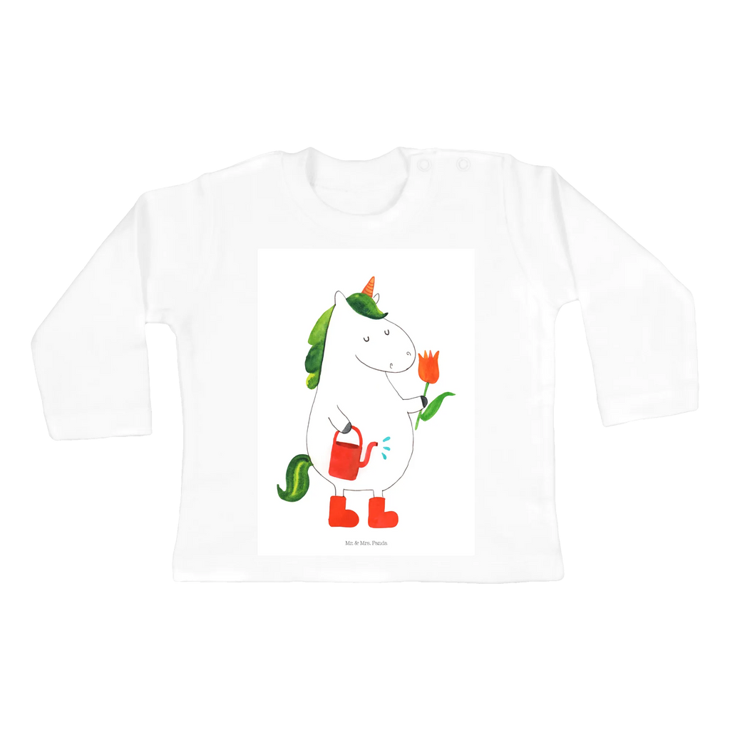 Baby Longsleeve Einhorn Gärtner Kleidung, Langarm, Bio, Baby Shower, Einhörner, Einhorn Deko, Einhorn, Unicorn, Giesskanne, Freude, Luftballon, Stiefel, Freundin, Lebenslust, Blume, Gießkanne, Garten