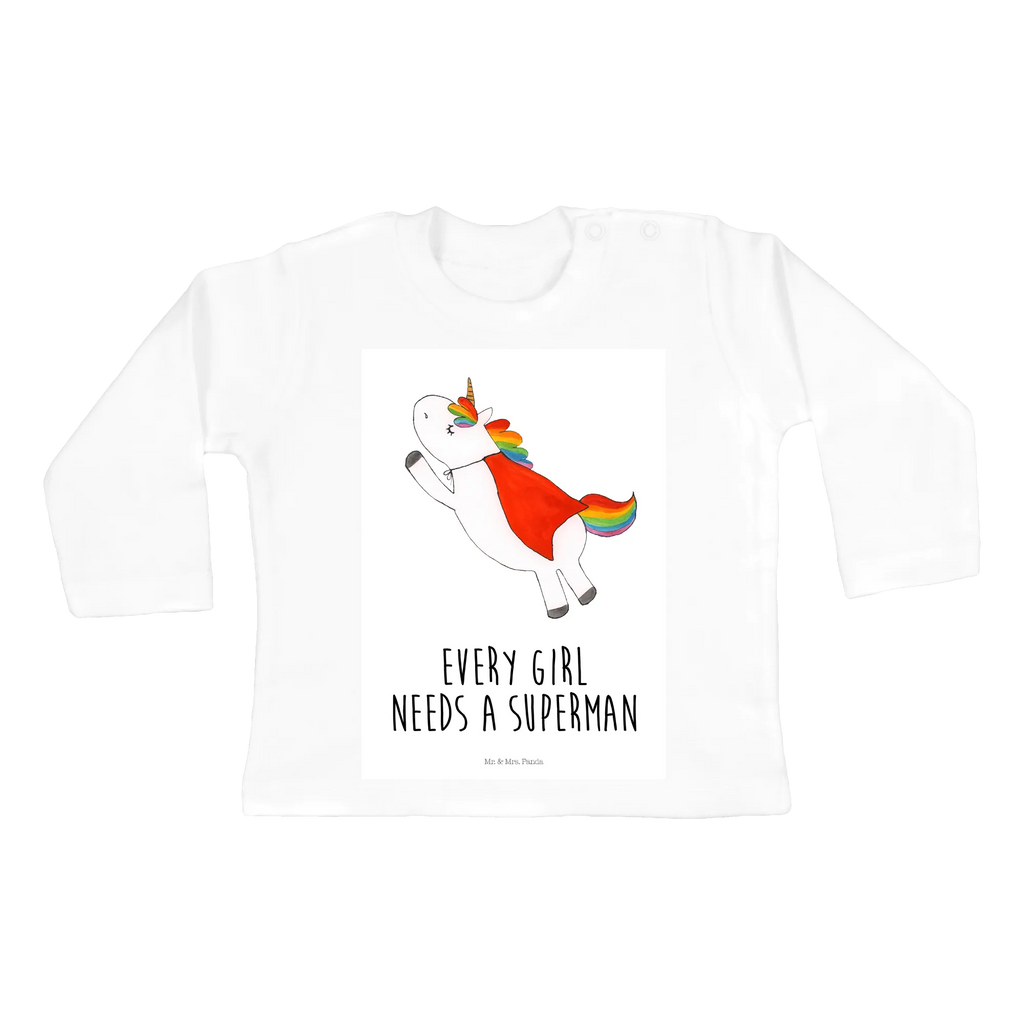 Baby Longsleeve Einhorn Super Bio, Jungen, Langarm, Kleidung, Mädchen, Baby, Einhorn, Einhörner, Einhorn Deko, Unicorn, Held, Girl, Traummann, Geschenk, Freundin, Superheld