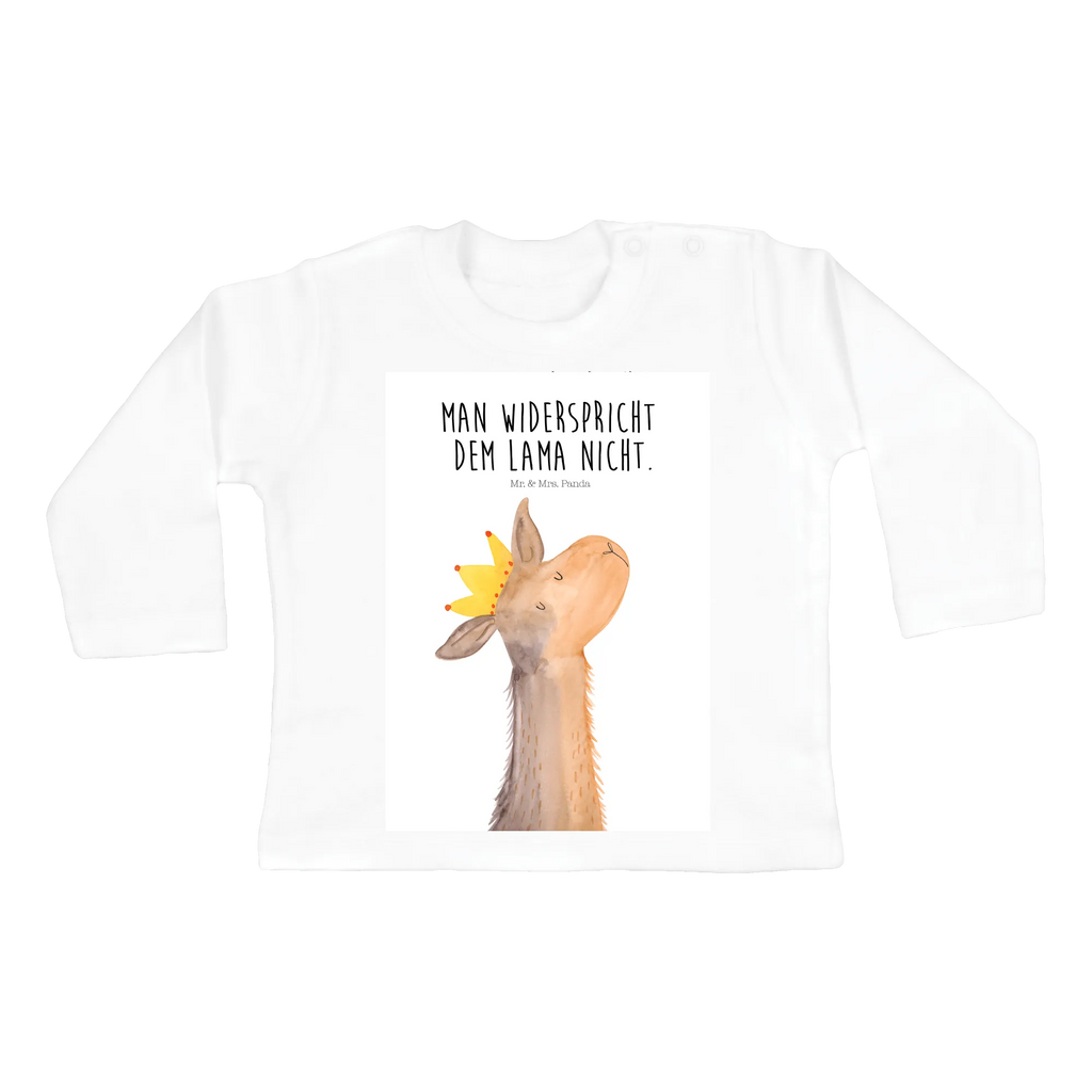 Baby long-sleeve llama head king Langarm, Baby, Bio, Mädchen, Jungen, Kleidung, Lama, Alpaka, König, Vorgesetzter, Chef, Papa, Abitur, Mama, Büro Kollege, Kollegin, Freundin, Lamas, Königin, Abi