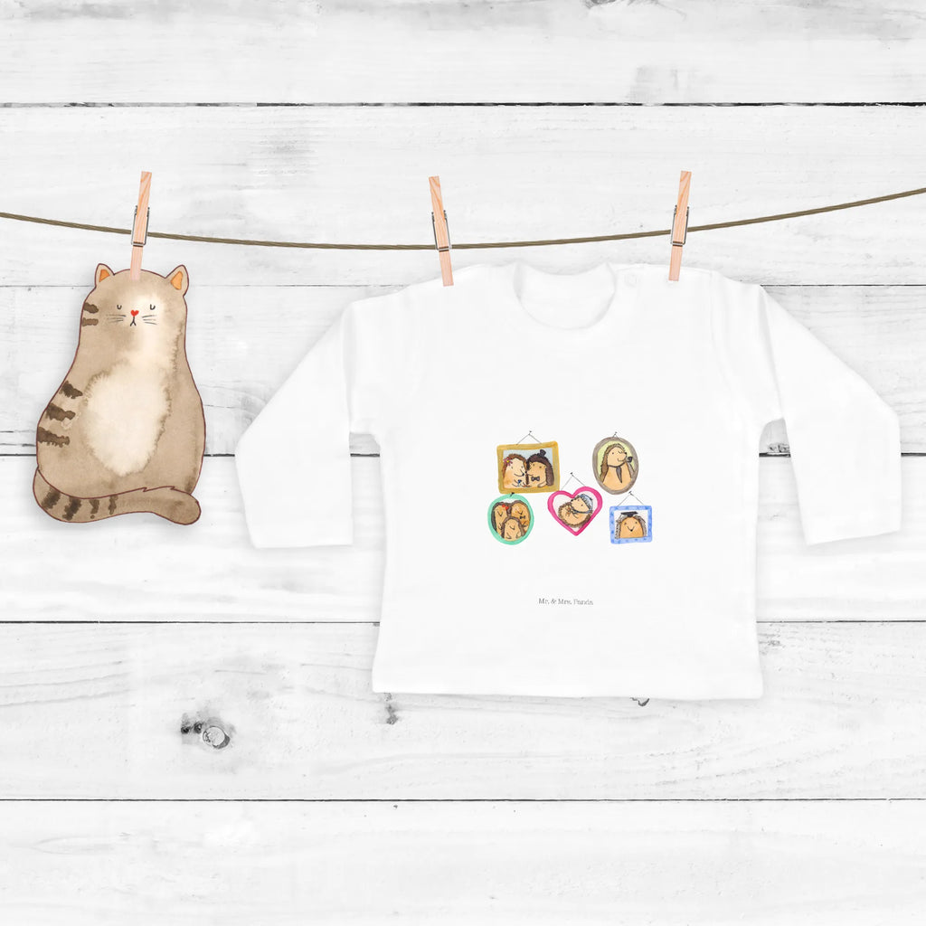 Baby Longsleeve Igel Familie Kleidung, Baby Shower, Bio, Langarm, Oma, Opa, Muttertag, Familie, Schwester, Bruder, Vatertag, Mama, Papa, Liebe, Igel, Bilder, Zusammenhalt, Glück