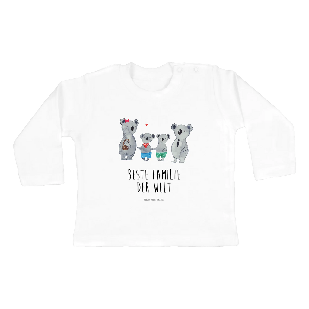 Baby Longsleeve Koala Familie zwei Langarm, Bio, Baby Shower, Kleidung, Oma, Opa, Muttertag, Familie, Schwester, Bruder, Vatertag, Mama, Papa, Familienleben, Familienzeit, Beste Familie, Koala, Lieblingsfamilie, Koalabär, Koalafamilie