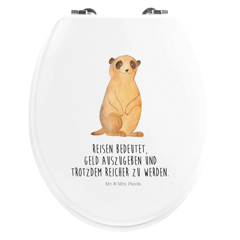 Motiv WC Sitz Erdmännchen Klobrille, WC-Sitz, Toilette, Klodeckel, Toilettendeckel, Afrika, Wildtiere, Afrikareise, Erdmännchen, Roadtrip, Reisen, Weltreise, Traveling, Spruch