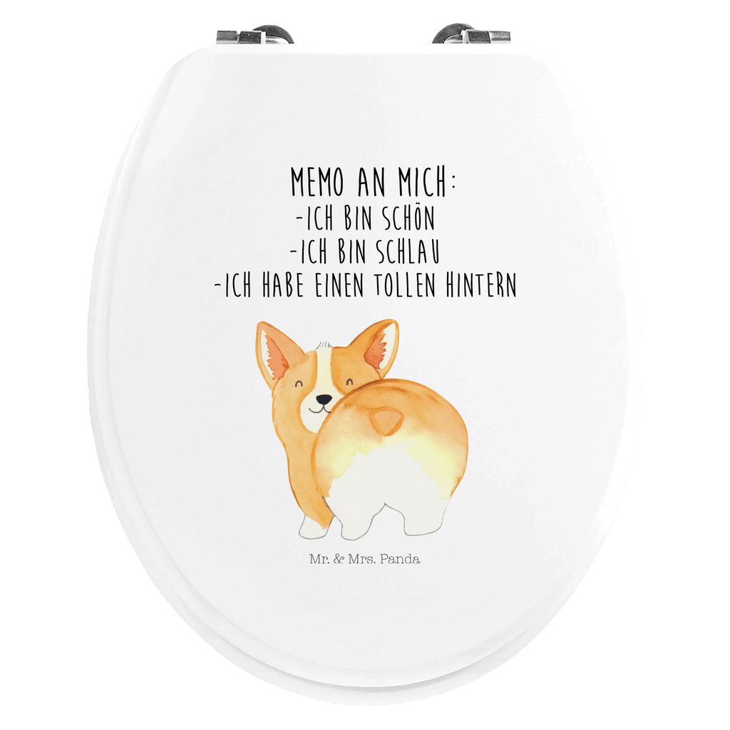 Motiv WC deska sedesowa Corgi tyłek Pies, motyw psa, zwierzę domowe, rasa psa, miłośnik zwierząt, właściciel psa, powiedzenia