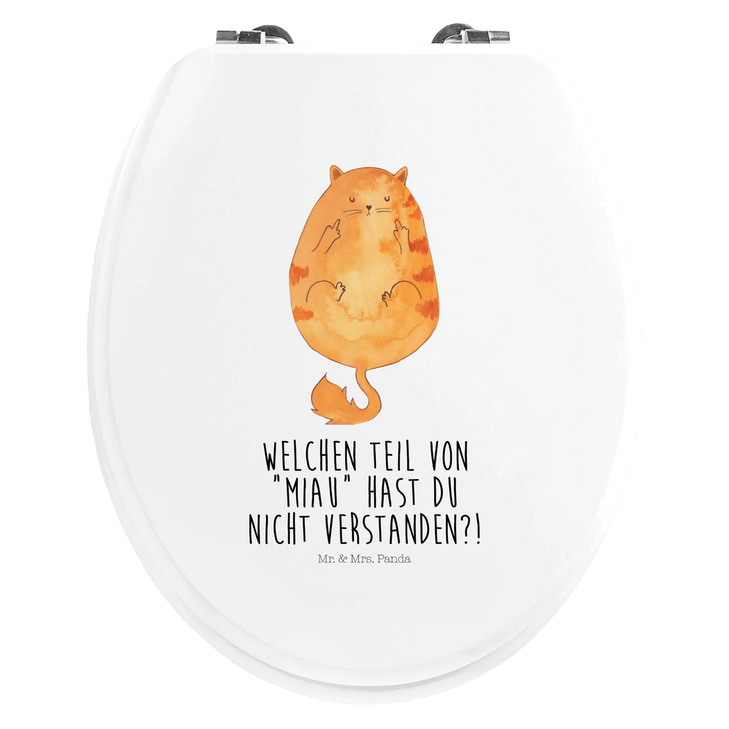 Motiv WC Sitz Katze Mittelfinger Toilette, Klodeckel, Toilettendeckel, Klobrille, WC-Sitz, Katze, Katzenmotiv, Katzenfan, Katzendeko, Katzenfreund, Katzenliebhaber, Katzenprodukte, Katzenartikel, Katzenaccessoires, Katzensouvenirs, Katzenliebhaberprodukte, Katzenmotive, Cats, Kater, Mietze, Katzen, Cat