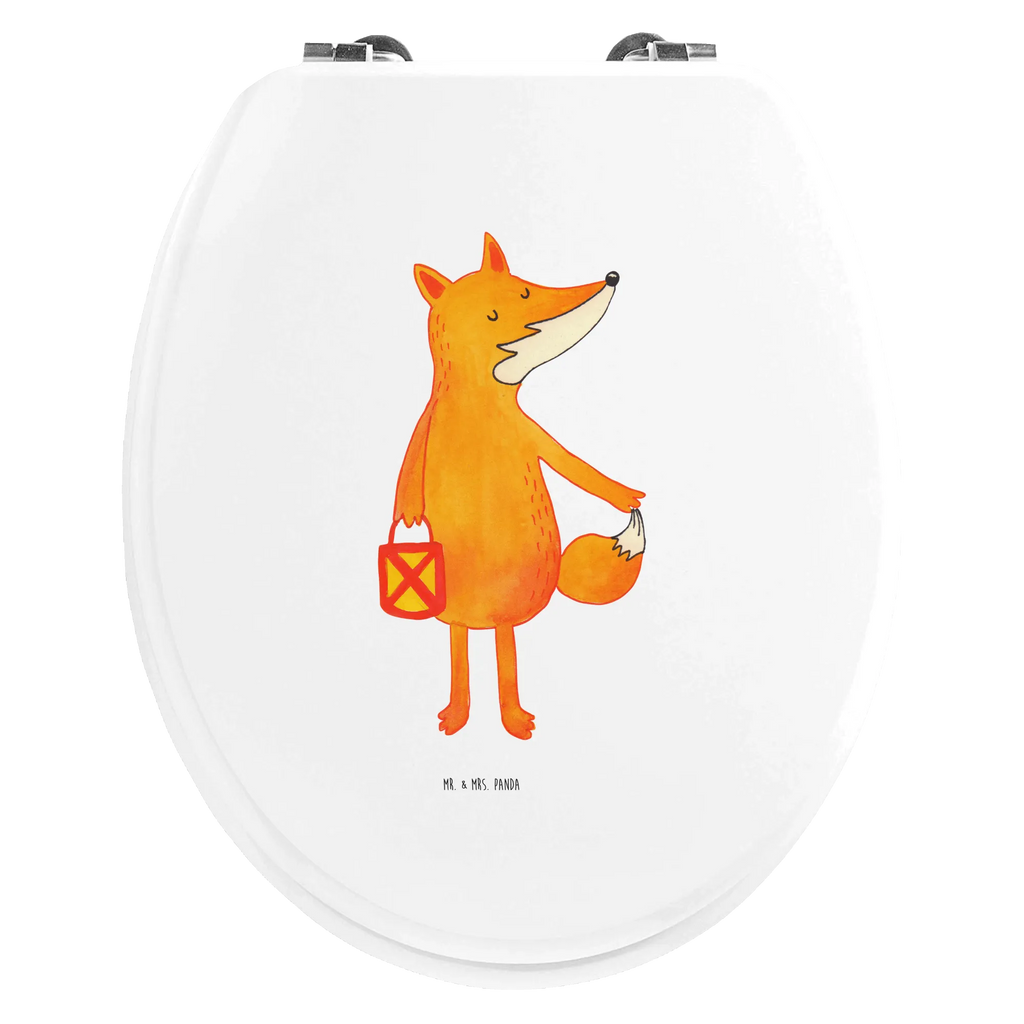 Motiv WC Sitz Fuchs Laterne Klobrille, WC-Sitz, Toilettendeckel, Klodeckel, Toilette, Fuchs, Füchse, Cäsar Otto Hugo Flaischlen, Liebeskummer Spruch, Laternenumzug, Laterne, Sankt Martin, Spruch trösten, Aufmuntern